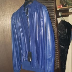 Gene Hansen coat Blue Large